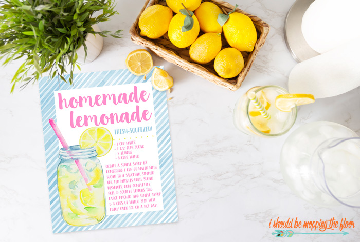 Free Lemonade Printables