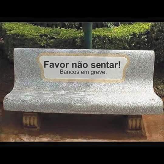 Greve dos bancários.