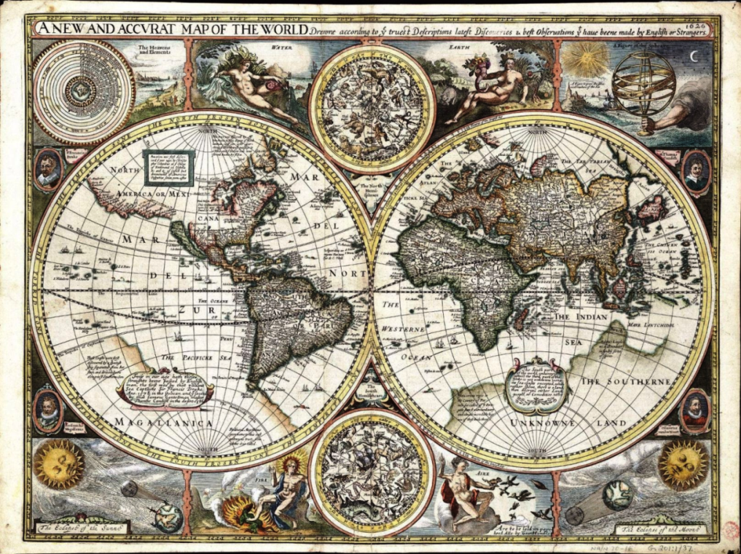 Ancient World Maps World Map 17th Century