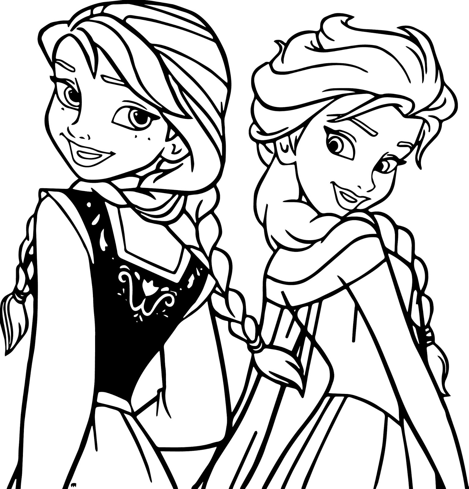 Gambar Mewarna Frozen Gambar Mewarna Colouring Picture