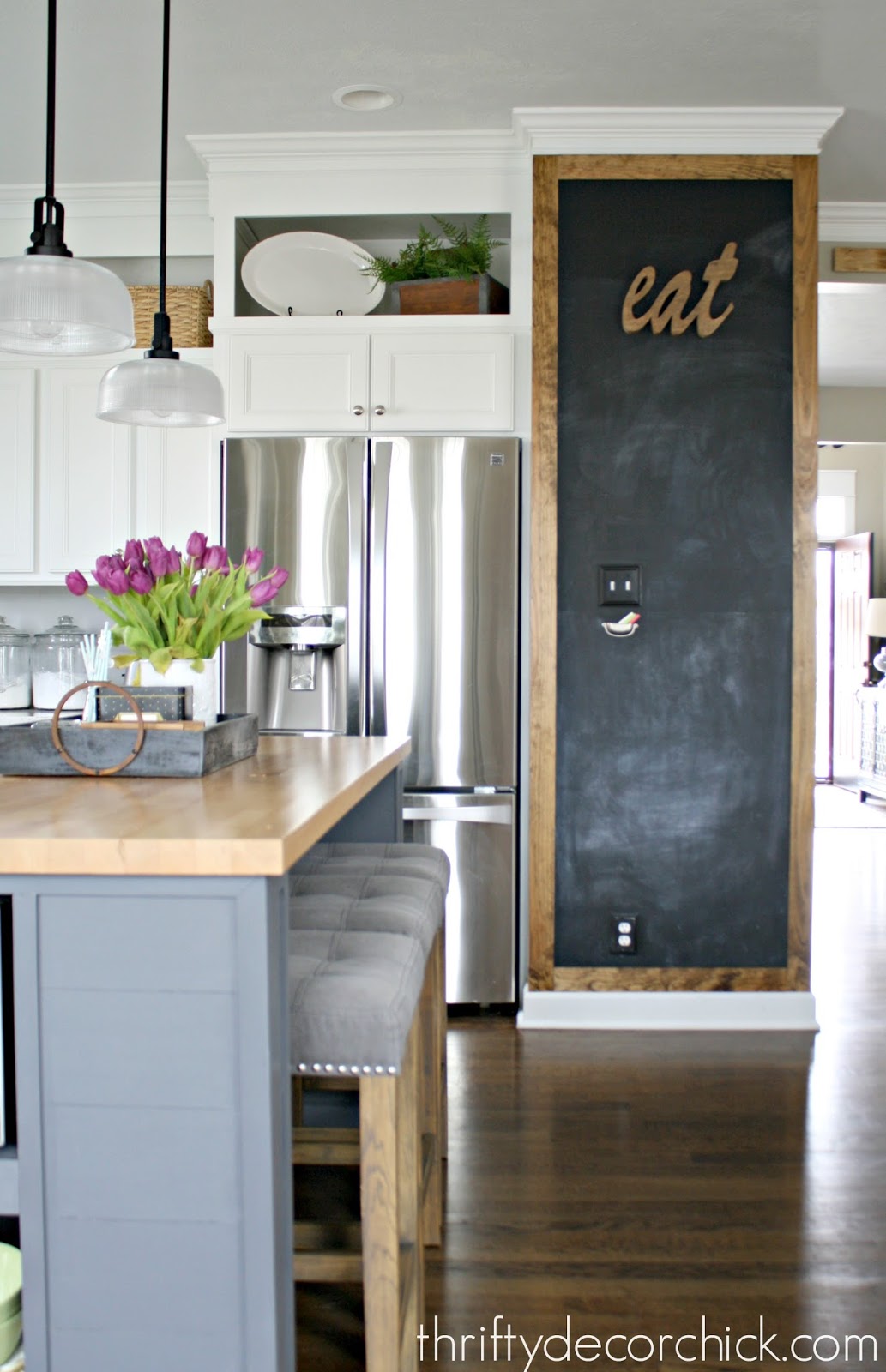 Adding Some Rustic Charm To The Kitchen From Thrifty Decor Chick