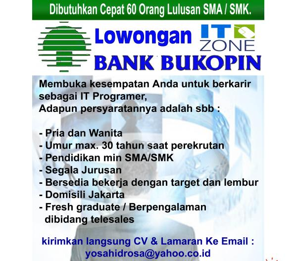 Contoh Iklan Lowongan Pekerjaan Suatu Perusahaan - Contoh 36