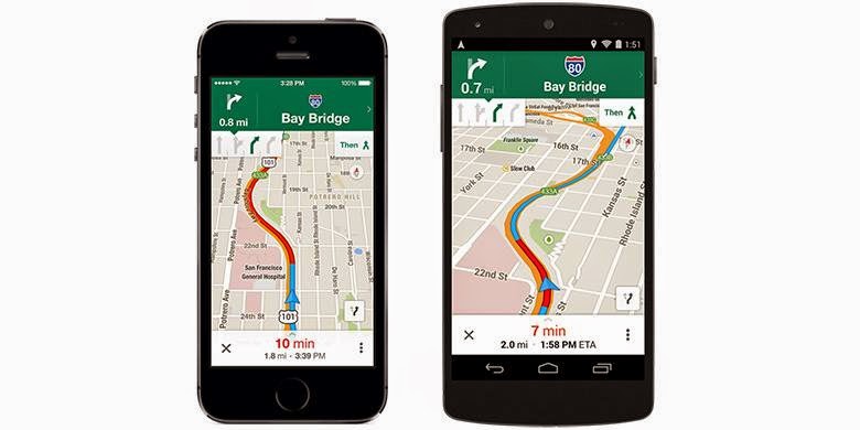 Google Maps new version for Android and iOS