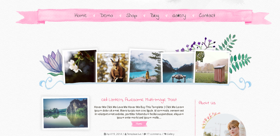 Templates responsivos feminino para blogger grátis Blog 