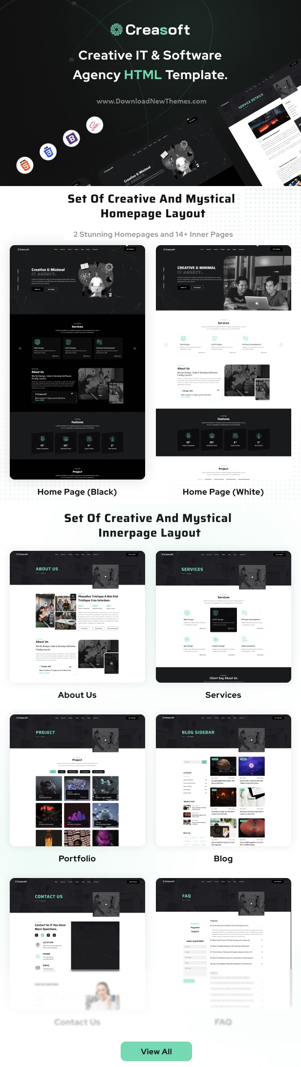 Download Software and Digital Agency HTML Template