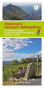 Wanderkarte Naturpark Siebengebirge: Mit aktuellen Wegeplan im Naturschutzgebiet Siebengebirge. Maßstab 1:25.000