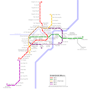 En 2008 (plan metro shanghai )