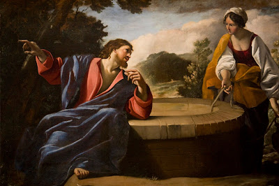 Imagem de Jesus e a mulher samaritana no poço, pintura, #1