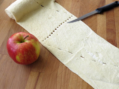 apfel und croissant teig