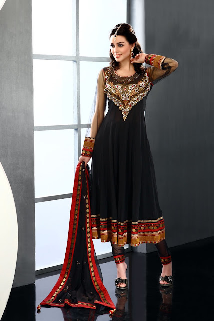 Attractive Black Salwar Kameez