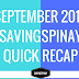 SavingsPinay September Quick Recap + Extra Income Report