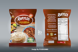 Ruffles Maida Pack Design by FRDESIGNBD