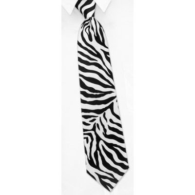 Zebra Print Tie