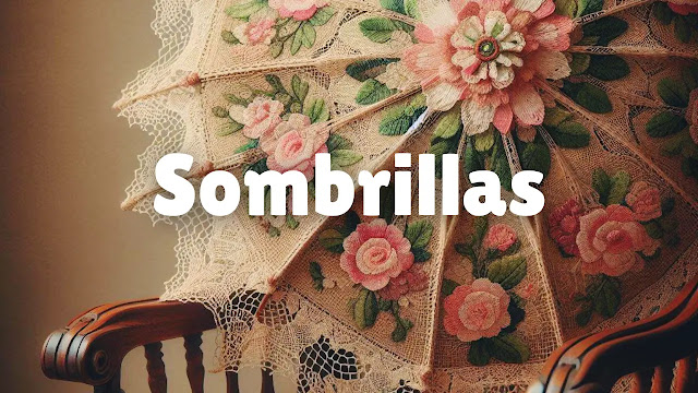 Patrones de sombrillas decorativas tejidas a crochet | Ebook No. 312