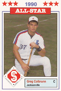 Greg Colbrunn 1990 Jacksonville Expos card