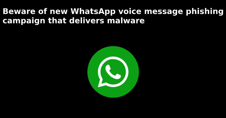Beware of the new WhatsApp Voice Message Phishing Campaign that Delivers Malware