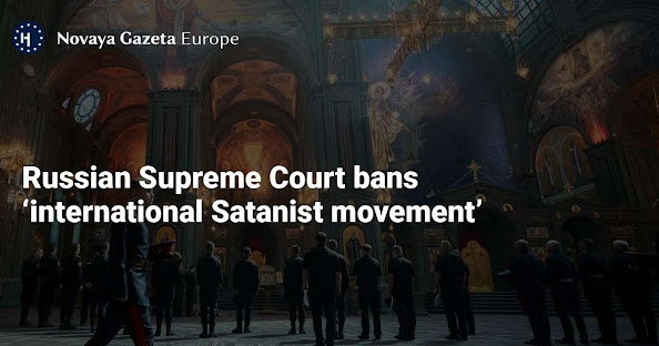 Rússia bane satanismo internacional mas se omite sobre o nacional