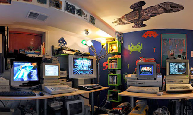 Computing and technology inspired basement remodels