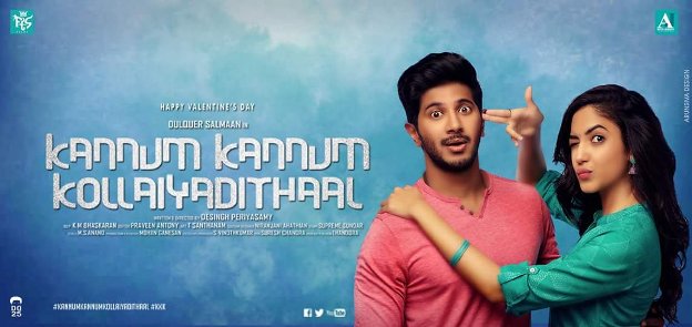 Kannum Kannum Kollaiyadithaal next upcoming tamil movie first look, Poster of movie Dulquer, Ritu, Niranjani download first look Poster, release date