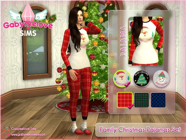 Gabymelove Sims | Sims 4 CC | Clothing: Family Christmas Pajamas Set | Download, custom content, contenido personalizado, mod, mods, ropa, clothes, familia, xmas, navidad, pijama, dormir, set, pack, paquete, toddler, infant, infante, child, children, kid, kids, niño, niña, boy, girl, teen, teens, adolescente, mujer, dama, hombre, caballero, woman, women, man, men, lady, mom, dad, mother, father, parents, sleep, sleeping, grandparents, abuelos, abuela, abuelo, anciano, young, top, bottom, jogger, suéter, sweater, sweatshirt, pants, elder