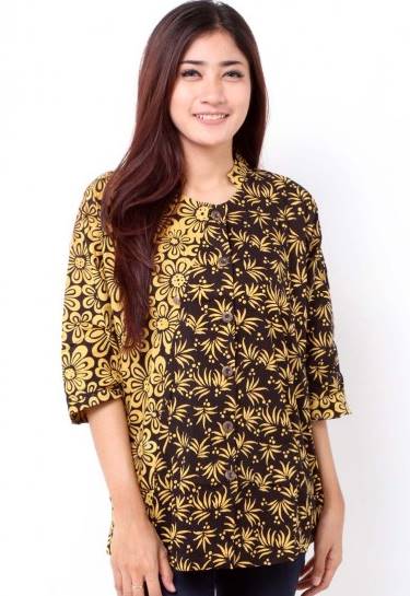 10 Model  Baju Batik  Wanita  Lengan  Panjang  Terbaru  2019