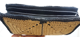 free crochet granny square pattern, free crochet motif pattern, free crochet wallet pattern, free crochet clutch purse pattern, free crochet bag pattern, free crochet granny square blanket pattern