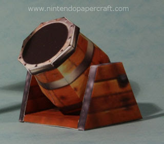 Barrel Cannon Papercraft