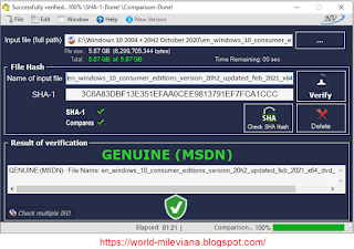 Windows and Office Genuine ISO Verifier v.9.9.19.21 Download