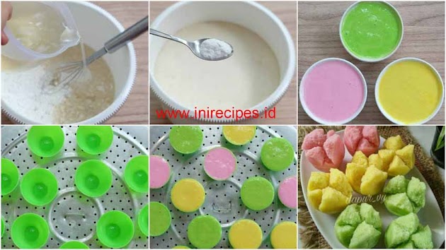 Resep Membuat Kue Mangkok Mekar / Apem Tepung Beras by Bunda Frida