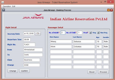airline reservation 2