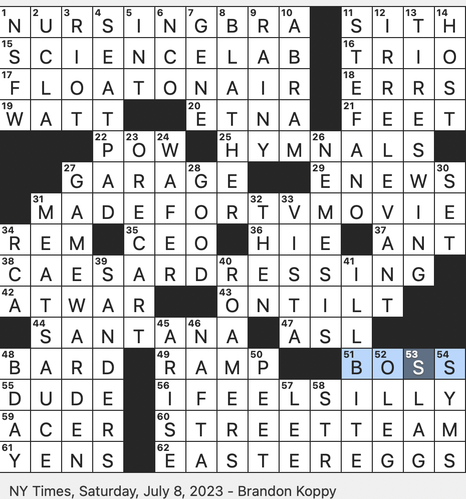 Lab Safety Crossword Puzzles - Page 52