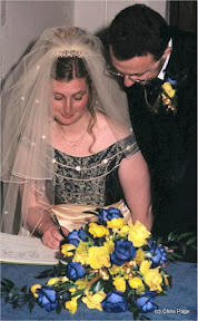 chris & lorna signing the register