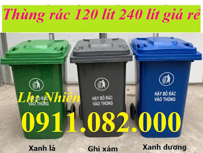 Cung cấp thùng rác gia đình, thùng rác y tế- thùng rác 120, 240l, 660l giá rẻ tại an giang-lh 091108 6565656