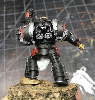 Horus Heresy Dark Angels Cataphractii Praetor WIP