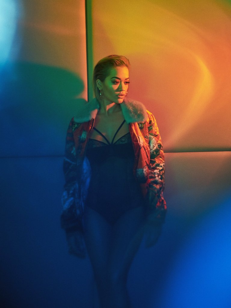 Rita Ora hot in sexy lingerie Vanity Fair Italy magazine photoshoot