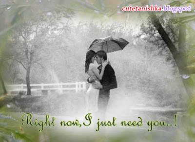 Romantic Couple Rain Quote Wallpaper | Love Couple Monsoon Wallaper ...