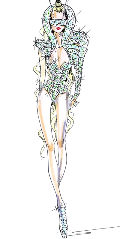 Fashion Designs Sketches on Diamond Of Doom  Armani Fashion Sketches