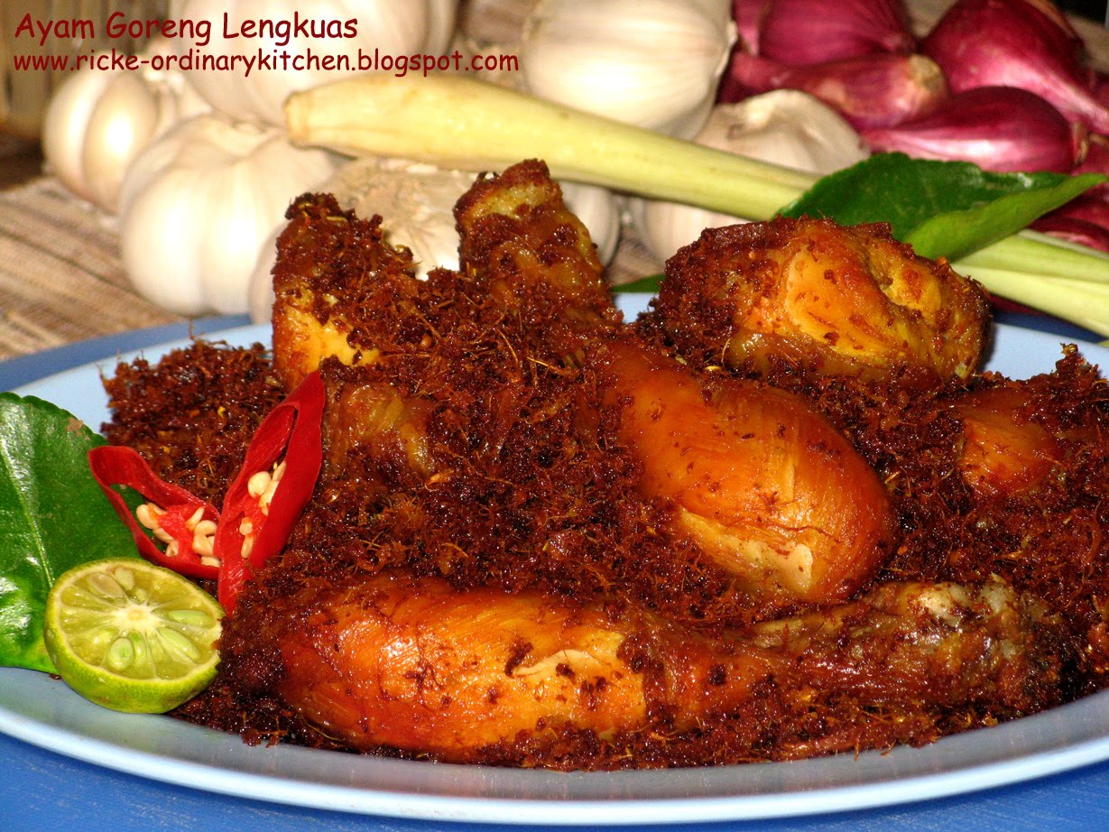 Resep Ayam Goreng Lengkuas Jtt