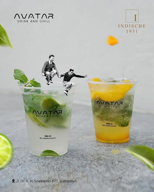 Menu di Avatar Drink & Chill Surabaya