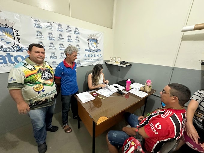 Prefeitura de Patos inicia cadastro de barraqueiros e vendedores ambulantes para o São João 2024