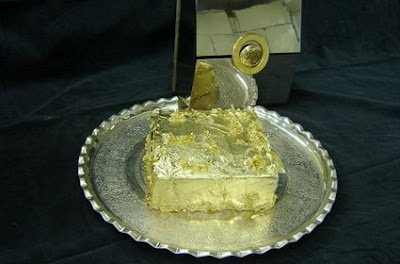 The Sultan's Golden Cake in Ciragon Palace Kempinski Istanbul