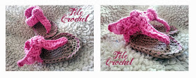 sandalia crochet