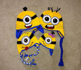 image Minion Crochet Hat Patterns 4 styles