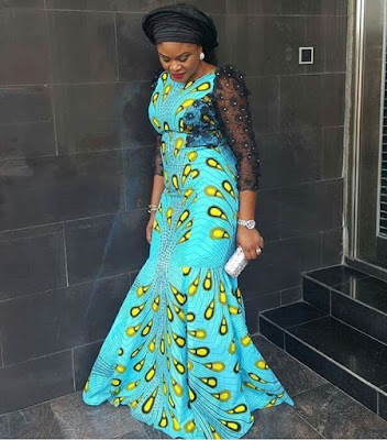 33 Traditional Ankara Gown Styles Attires For Lace 2019 To Wear