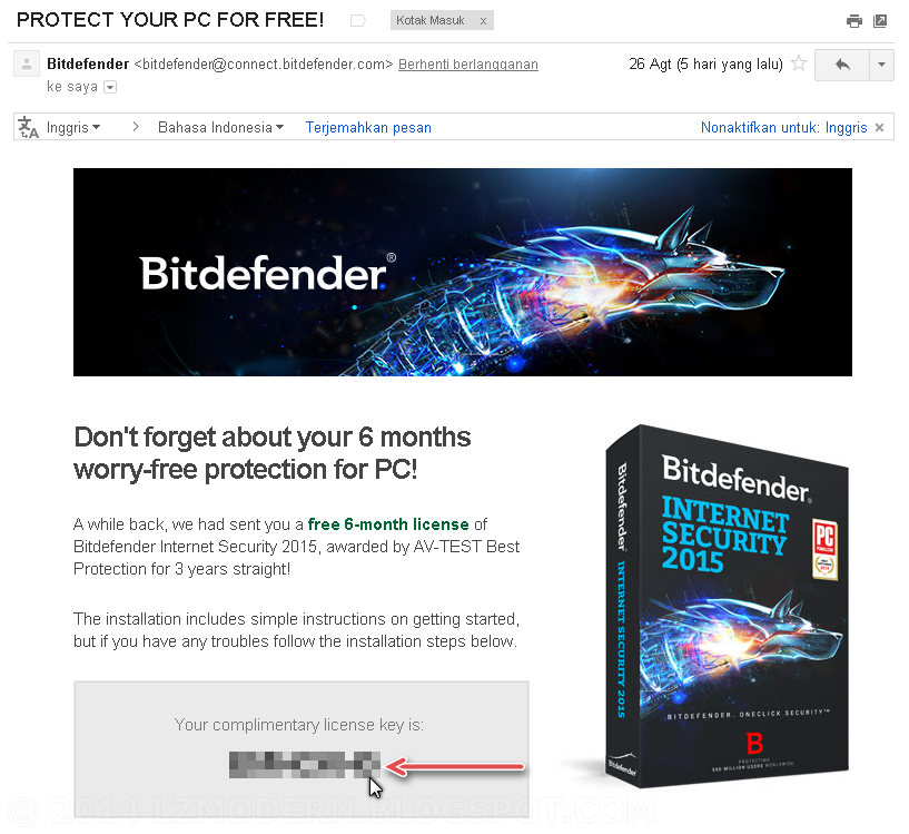 BitDefender Internet Security 2015 Full Version & Legal License