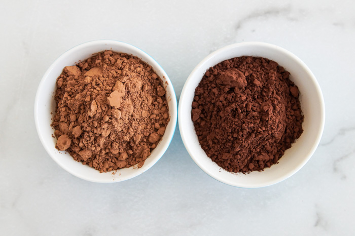 comparison of natural and dutch cocoa powder