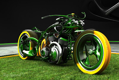 M-Org concept chopper, the greenest of them all