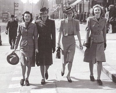 1940 Fashion Trends on The Pretty Rabbit     Fashion 1940