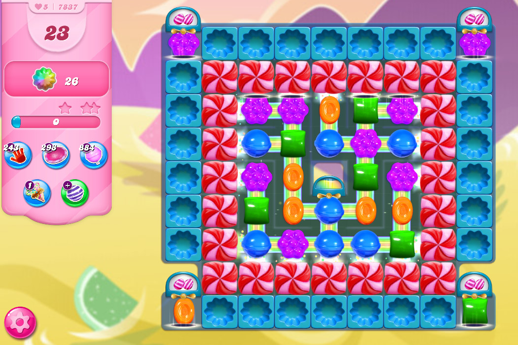 Candy Crush Saga level 7837