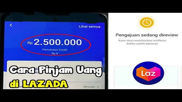 Cara Pinjam Uang di Lazada